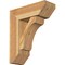 Ekena Millwork Legacy Slat Rough Sawn Bracket w/ Offset Brace, Western Red Cedar, 8"W x 22"D x 26"H BKT0806X22X26LEC06RWR - alternate 1